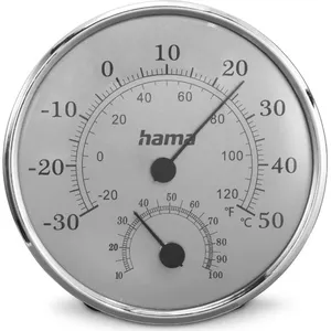 Hama Saipan Indoor Серый Серебристый Аналоговый Термометр -30 до 50 °C