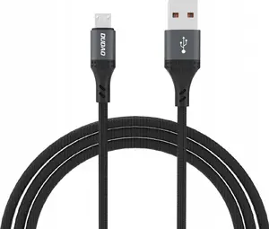 USB-A to MicroUSB Cable Dudao L3SM 1.2 m, 3A, braided, black