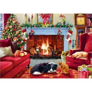 Trefl Dreaming of Winter Jigsaw Puzzle 1000 Pieces Holidays Theme for Age 12 and Older