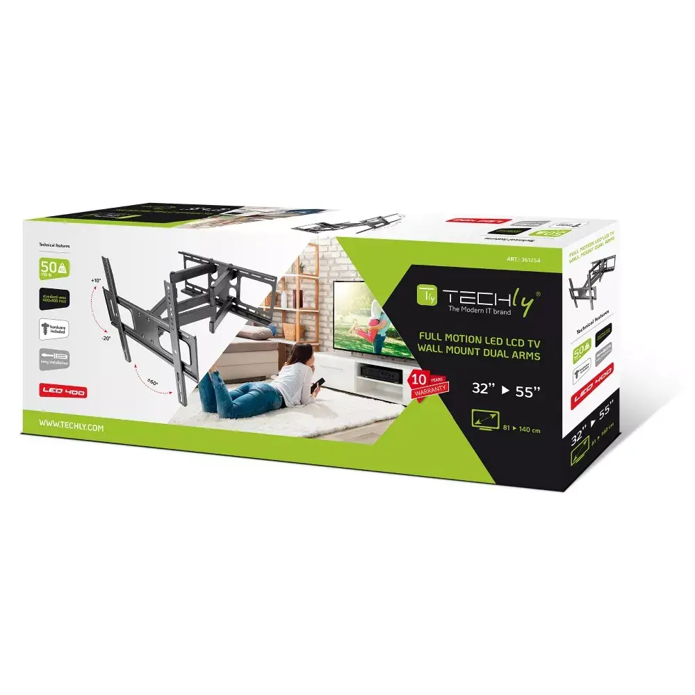 Techly ICA-PLB 3646 TV stiprinājums/stends 32"–55" Photo 2