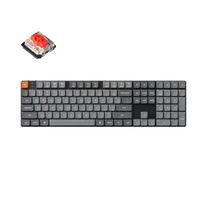Клавиатура Keychron K5 Max Универсальная USB RF Беспроводная Bluetooth Черная Серая Механическая RGB