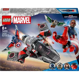 Construction toy LEGO set 76292 Marvel Super Heroes Captain America & Red Hulk, collectible playset