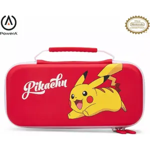 Aizsargmaciņš priekš Nintendo PowerA NSCS0064-01 — filcs un gumija, sarkans