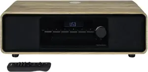 Thomson MIC300IDABBT Home Audio Micro System 60 W Black and Wood with Bluetooth, CD Player, FM and DAB+ Radio