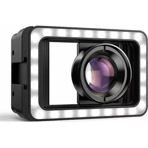 Makro objektīvs Apexel APL-HB100FL23 100 mm HD ar LED apgaismojumu, 40° leņķis, CRI 95+