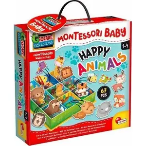 Развивающая игрушка Lisciani Montessori Baby — набор «Семьи животных»