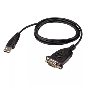 ATEN UC232AF USB Type-A RS-232 Черный Кабель 1.2м
