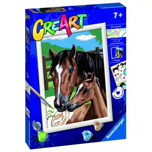 Образовательный набор Ravensburger CreArt Horses — творческий пазл от Ravensburger