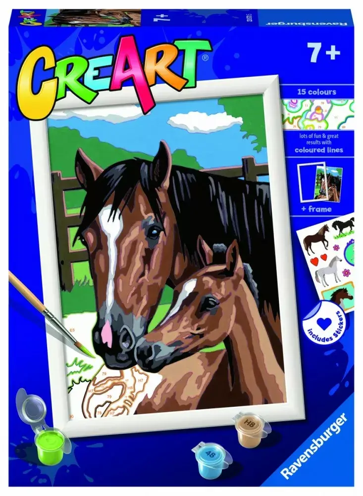 Ravensburger CreArt Horses izglītojošs puzlis Photo 2