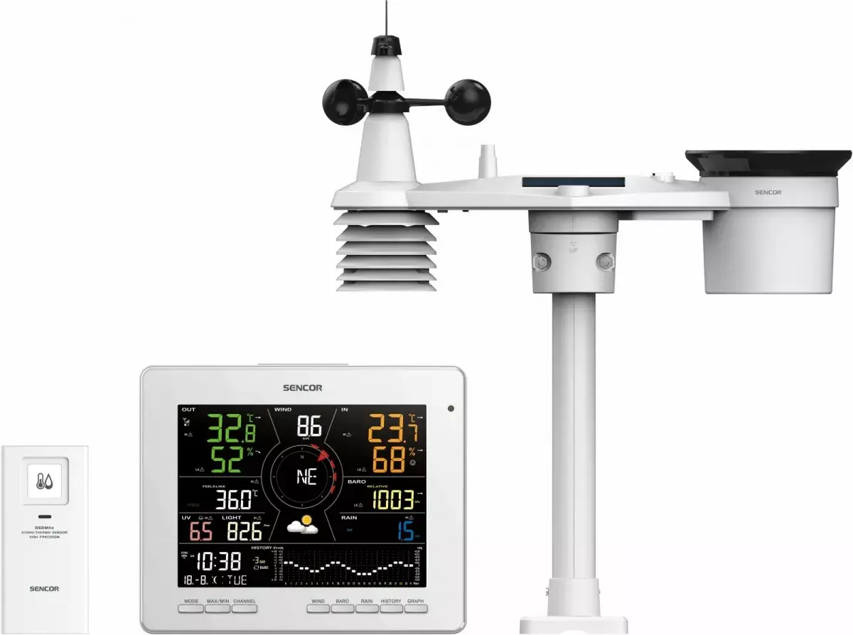 Метеостанция SENCOR SWS 16600 WiFi Photo 11