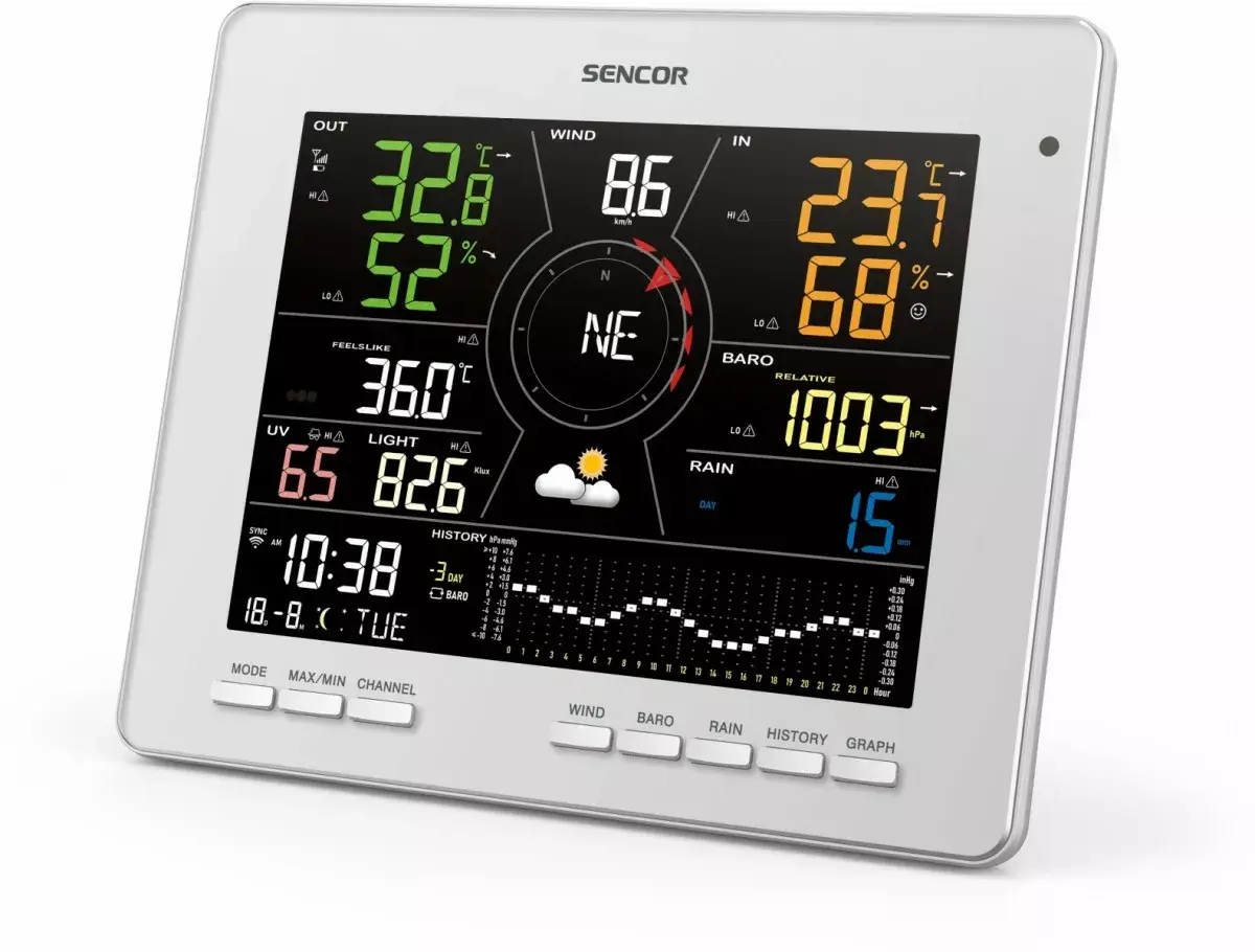 Метеостанция SENCOR SWS 16600 WiFi Photo 13