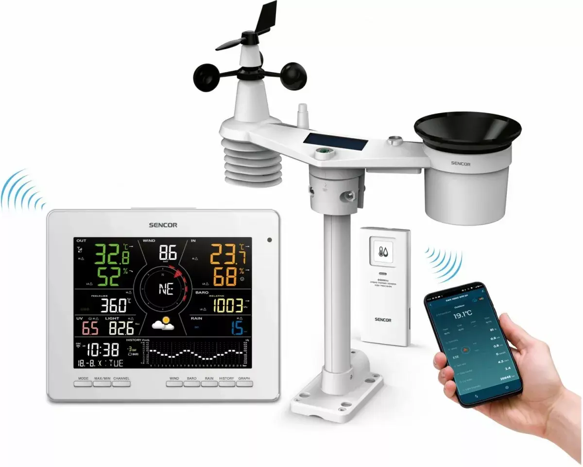 Метеостанция SENCOR SWS 16600 WiFi Photo 32