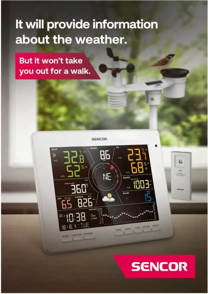 Метеостанция SENCOR SWS 16600 WiFi Photo 38
