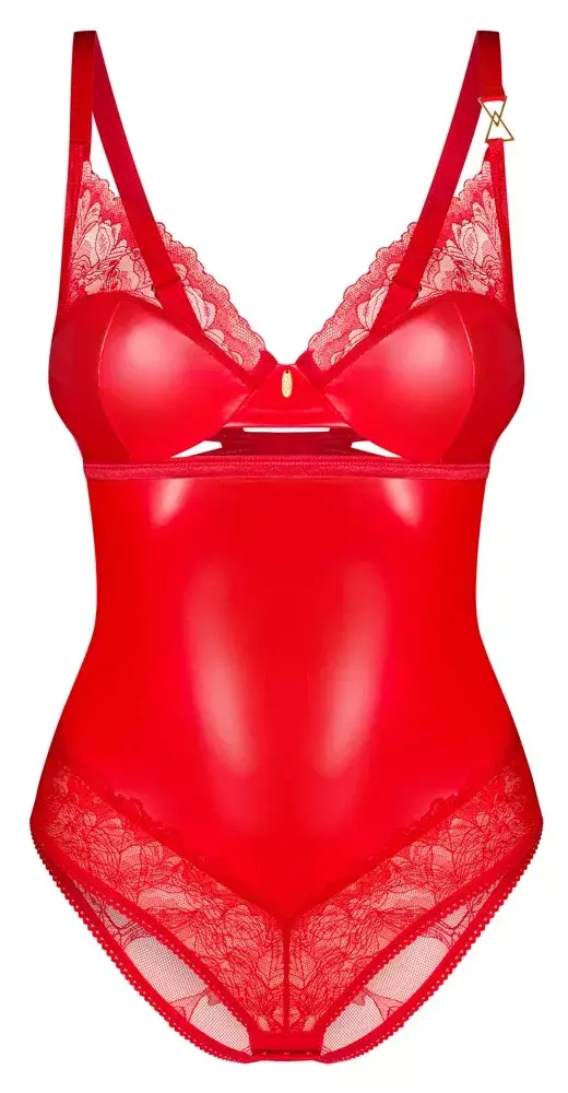 Боди Obsessive Aliosa S/M Black Photo 5