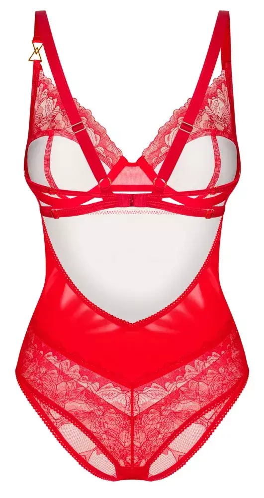Боди Obsessive Aliosa S/M Black Photo 6
