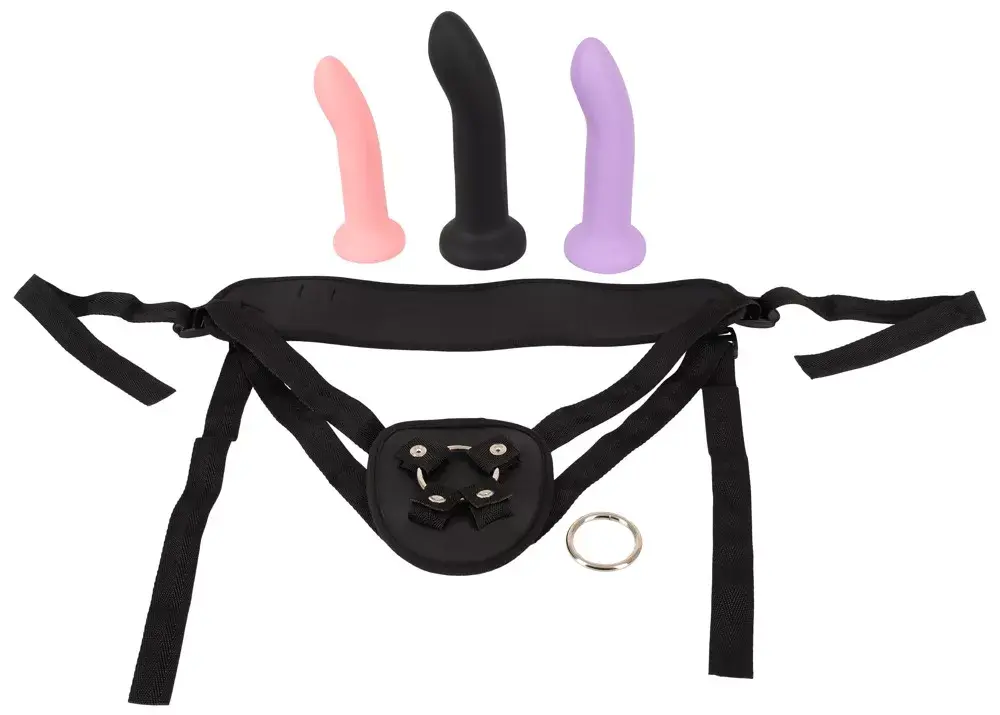 Набор you2toys страпон с 3 силиконовыми дилдо S/M/L Photo 2