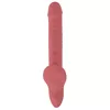 you2toys Strap-on Silicone Pink с двухмоторным вибратором Photo 6