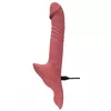 you2toys Strap-on Silicone Pink с двухмоторным вибратором Photo 9