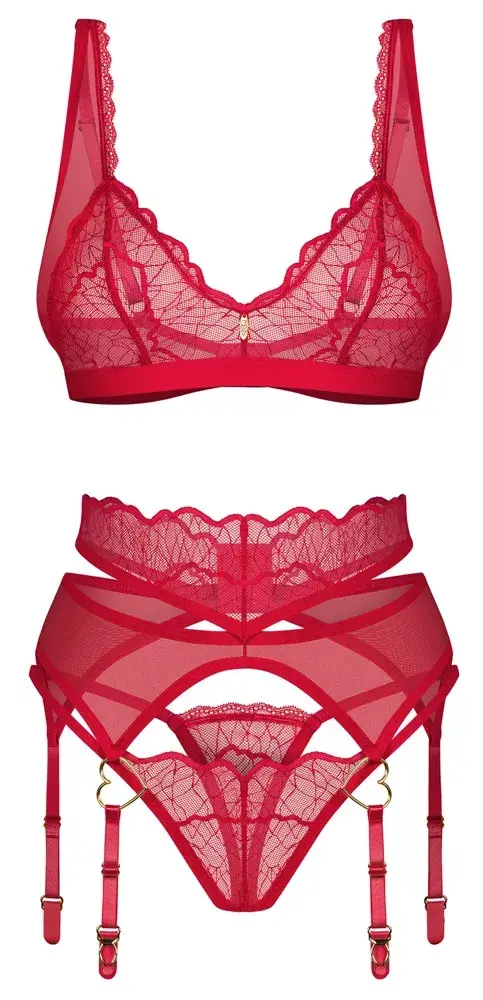 Apakšveļas komplekts Obsessive Cupide Desir L/XL Photo 5