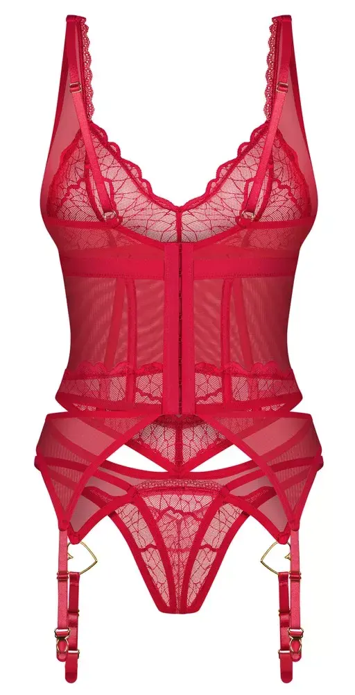 Корсет Obsessive Cupide Desir 2XL/3XL чёрный Photo 5