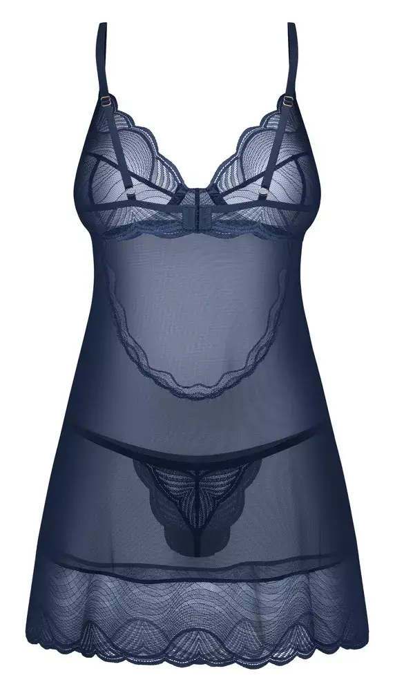 Пеньюар Obsessive Nightly Blue XS/S Photo 4