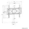 Neomounts bolt-down TV desk mount DS42-430BL14 Photo 13