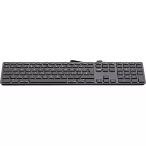 Keyboard LMP KB-1243 Full-size (100%) Wired USB Membrane 110 keys Czech layout Grey