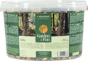 Squirrel Food Garden & Fun Karma 4 Seasons 2.1 kg by garden fun - mixed nuts and seeds feed