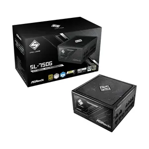 Блок питания ASRock SL-750G Steel Legend 750 Вт ATX 3.1 80 PLUS Gold, вентилятор 135 мм, 20+4 pin, PCIe Gen5 16-pin