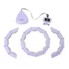 HMS HHM14 violets hula hoop ar magnētiem un svaru Photo 6