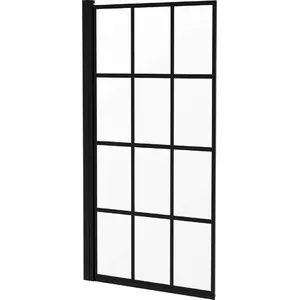 Bathtub screen deante KTJ_N72P 80x140 cm glass panel for bathtub