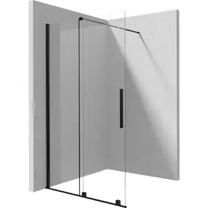 Walk-in shower wall deante KTJ_N39R 90 cm sliding panel