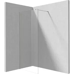 Walk-in shower wall deante KTJ_039P 90 cm glass design