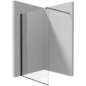 Walk-in shower wall deante Kerria Plus 140 cm - frameless panel for open-access shower area