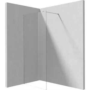Walk-in shower wall deante KTJ_038P 80 cm tempered glass panel, frameless