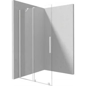Walk-in shower wall deante KTJ_A30R 100 cm sliding panel for shower enclosure