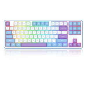 Mechanical Keyboard REDRAGON K707WBP-RGB-PRO Wired USB Blue White