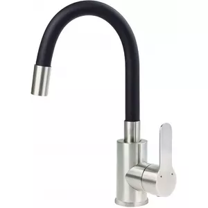 Смеситель для раковины Deante BLU_B240 с изогнутым изливом, хром