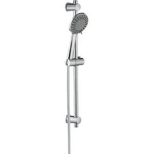 Deante Neo Joko NBJ_05PK Shower Set with 5-Function Hand Shower, Chrome Finish
