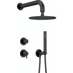 Встраиваемый душевой комплект deante NQS_N9YK с верхним душем, хром