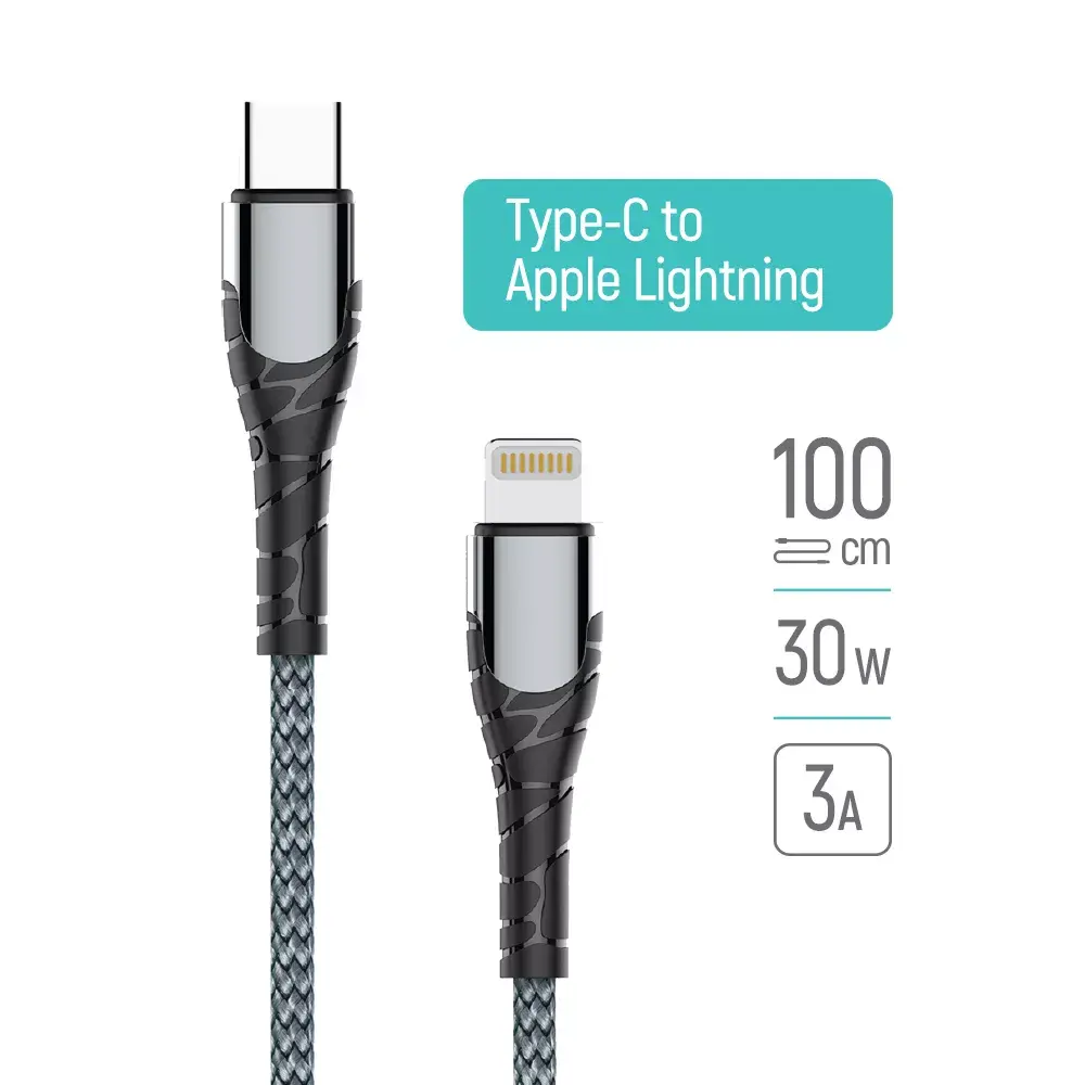 USB Type-C kabelis ColorWay CW-CBPDCL033-GR Photo 2