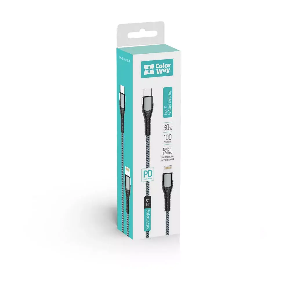 USB Type-C kabelis ColorWay CW-CBPDCL033-GR Photo 3