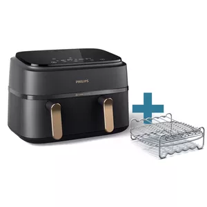 Karstā gaisa friteze Philips 3000 sērija NA352/04 9L 2750W Dubultā groza
