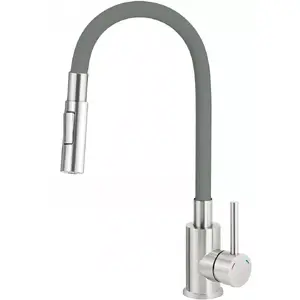 Кухонный смеситель deante BOC_T740 c изогнутым изливом и двумя режимами струи
