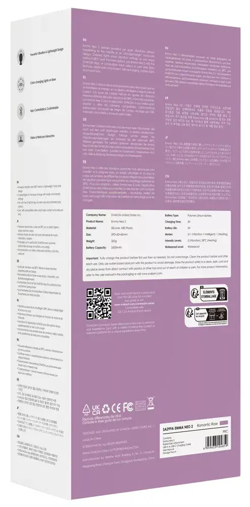 Svakom Emma Neo 2 массажная палочка Photo 10