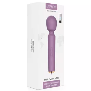 Personīgais masieris Svakom Mini Emma Neo — ūdensizturīgs, uzlādējams, 17 cm, silikons/ABS