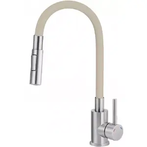 Кухонный смеситель deante BOC_5740 с изогнутым изливом и двумя режимами струи