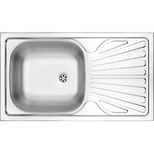 1-bowl stainless steel sink Deante ZMU 0110 with drainer