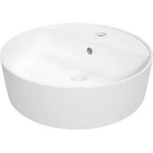 Deante CGR_6U4B Countertop Ceramic Washbasin with Tap Hole