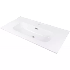 Iegremdējamais keramikas izlietne deante CTU_6U8M 80 cm ar vietu jaucējkrānam